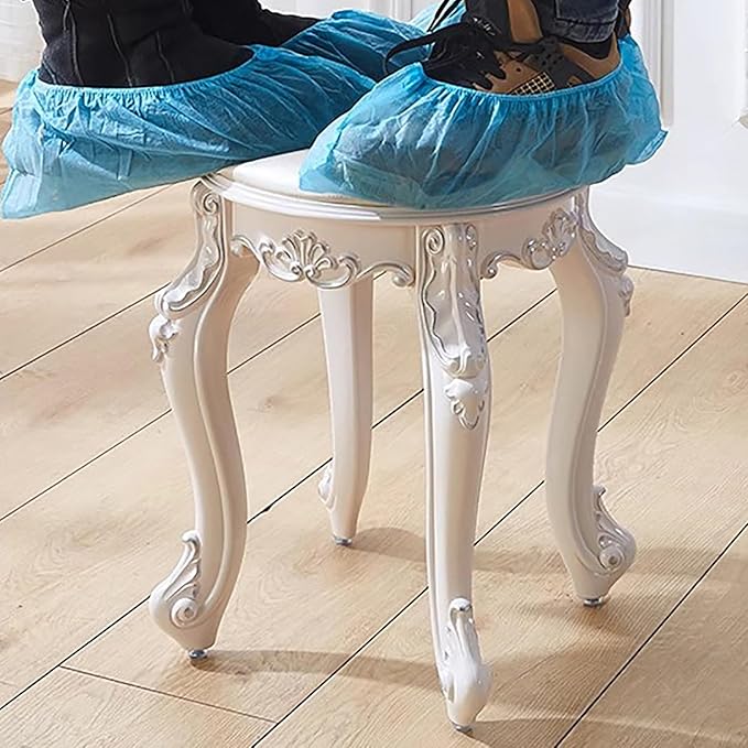 Vintage Vanity Stool & Chair, Round & Rectangular Makeup Stool, Cute Ottoman - Image 6
