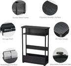 Narrow Side Table, 3-Tier Slim End Table - Image 5