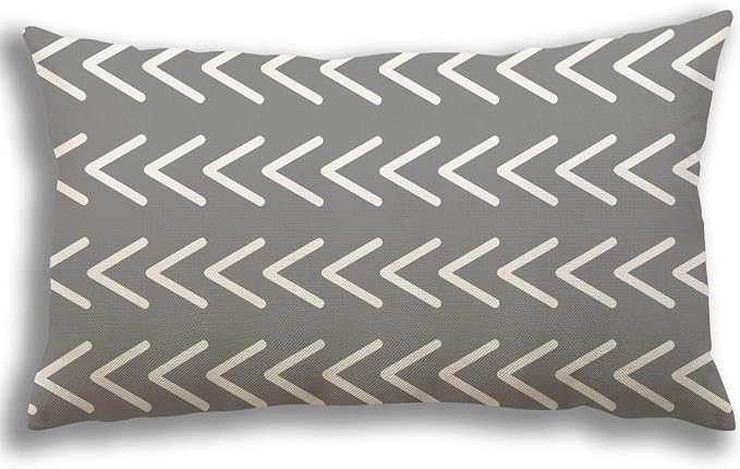 YCOLL Lumbar Pillow Covers 12x20 Set of 4, Modern Sofa Throw Pillow Cover - Image 5