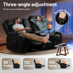 Recliner Sofa Set, Home Theater Seating Wall Hugger Recliners - Image 7