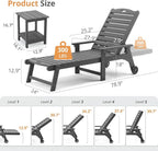 LUE BONA Outdoor Lounge Chair Set - Image 7