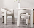 VESCASA Faux Leather Barrel Dining Chair - Image 4