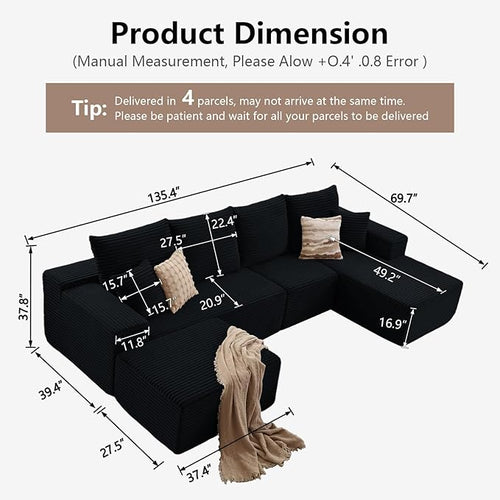 135" Modular Sectional Sofa - Image 2