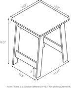Furinno Beginning End Table, French Oak Grey - Image 3