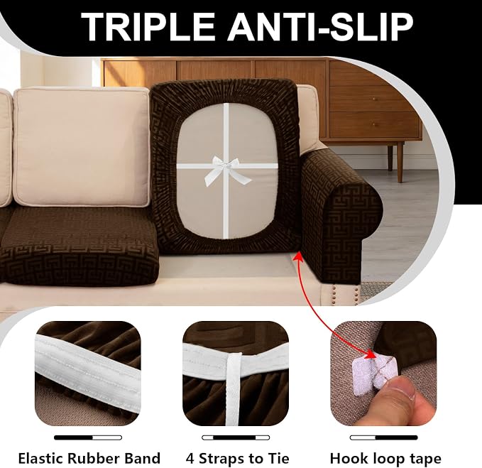 UNBBRRL Stretch Couch Armrest Covers - Image 3
