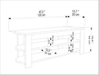 Decorotika Rita Corner TV Stand, Modern Entertainment Center - Image 7