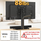 TVON Universal TV Stand Base, Swivel Table Top TV Stand - Image 5