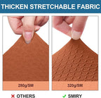 Smiry Waterproof Seat Covers for Dining Room Chairs Set of 2, Stretch Jacquard - Image 4