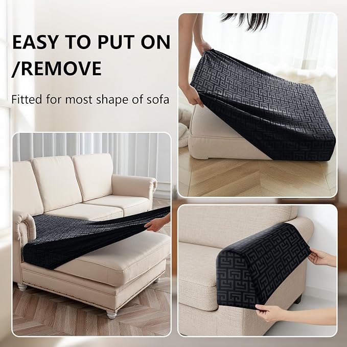 UNBBRRL Stretch Couch Backrest Cushion Cover - Image 4