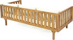 Merax Outdoor Acacia Wood Conversation Set - Image 6