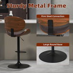 civama Bar Stools Set of 3 for Kitchen Counter, Adjustable Bar Height Chairs - Image 6