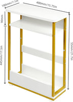 Narrow Side Table, 3-Tier Slim End Table - Image 3