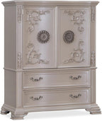 First of a Kind Santa Monica Traditional 5 Piece King Bedroom Set - Image 6
