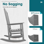 THOEOE Oversized Rocking Chair, Outdoor Rocking Chair - Image 6