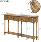 Merax Retro Console Table Sofa Table - Image 2