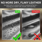 Leather Recoloring Balm and Scratch Repair Kit, Dark Gray Leather Restorer - Image 4