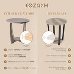 Set of 2 Rustic Farmhouse End Table - Image 5