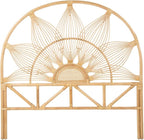 Kouboo Sunflower Rattan Twin Headboard Bedroom Bedroom Furniture Headboard Twin by KOUBOO