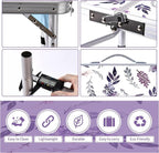 Yriuat Folding Camping Table 2ft Portable Picnic Table Adjustable Height Small - Image 5