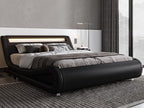 Allewie Full Size LED Platform Bed Frame - Image 3