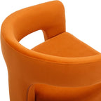 BESTANO Modern Velvet Fabric Upholstered Dining Chairs - Image 6