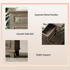 IDEALHOUSE 7 Drawer Dresser, Large Wooden Storage Chest of Drawers - Image 7