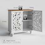 JOINICE White Accent Cabinet - Image 2