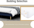 AGARTT Upholstered Platform Bed Frame Twin Size - Image 6
