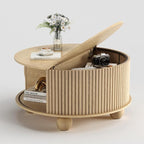 SULIVES Round Coffee Table - Image 7