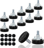 12 PCS M6 Thread Furniture Feet Levelers, Adjustable Furniture feet, Leveling by Eunenete