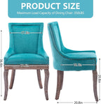 Modern Dining Chairs Set of 6, High Back Dining Chairs Side Chairs - Image 3