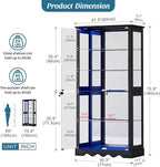 Dystler 71'' Glass Display Cabinet - Image 2