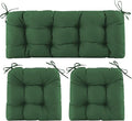 Wicker Chair Cushions of 3 Pieces, Waterproof Cushions by Aegisun