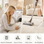Ophanie Runner Rug for Hallway, 2x7 Washable Non-Slip Fluffy Soft Bedside Rugs - Image 3