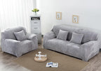 vctops 1-Piece Velvet Plush Stretch Loveseat Sofa Slipcover - Image 2