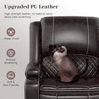 Yolsali Recliner Sofa, 3 Seater Manual Reclining Sofa - Image 6