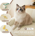 Boho Sofa Covers for 2 Cushion Couch, Chenille Sofa Slipcover for Pets Washable - Image 3