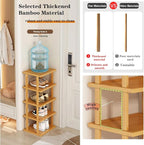Bamboo Shoe Rack - Image 5