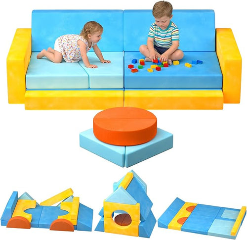 15pcs Unique Modular Kids Play Couch by laapee