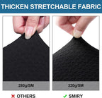 Smiry Waterproof Seat Covers for Dining Room Chairs Set of 2, Stretch Jacquard - Image 4