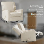 Harkawon Swivel Rocker Recliner Chair, Glider Rocker Recliner, Rocking Chair - Image 3