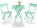GarveeTech 3-Piece Folding Bistro Set, Heavy Duty Outdoor Patio Furniture - Image 8