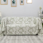 GLORY SEASON Sofa Cover Luxury Jacquard Stylish Embroidery Ruffle, Vintage Sofa - Image 9