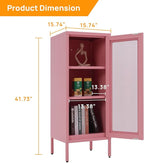 Slim Metal Storage Cabinet - Image 3