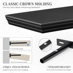 Fun Memories Floating Shelves 24 Inch Long, 9.3 Inch Deep Classic Crown Molding - Image 3