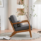 Karl home Accent Chair Mid-Century Modern Chair - Image 4