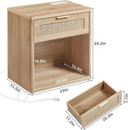 LEYAOYAO Rattan Nightstand - Image 3
