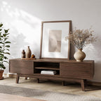 TOLEAD 59" TV Console, Mid Century Modern TV Stand by TOLEAD
