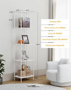 Display Shelf with RGBCW Light, Color Changing Curio Cabinet Floor Lamp with - Image 2