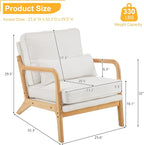 Karl home Accent Chair Mid-Century Modern Chair - Image 2